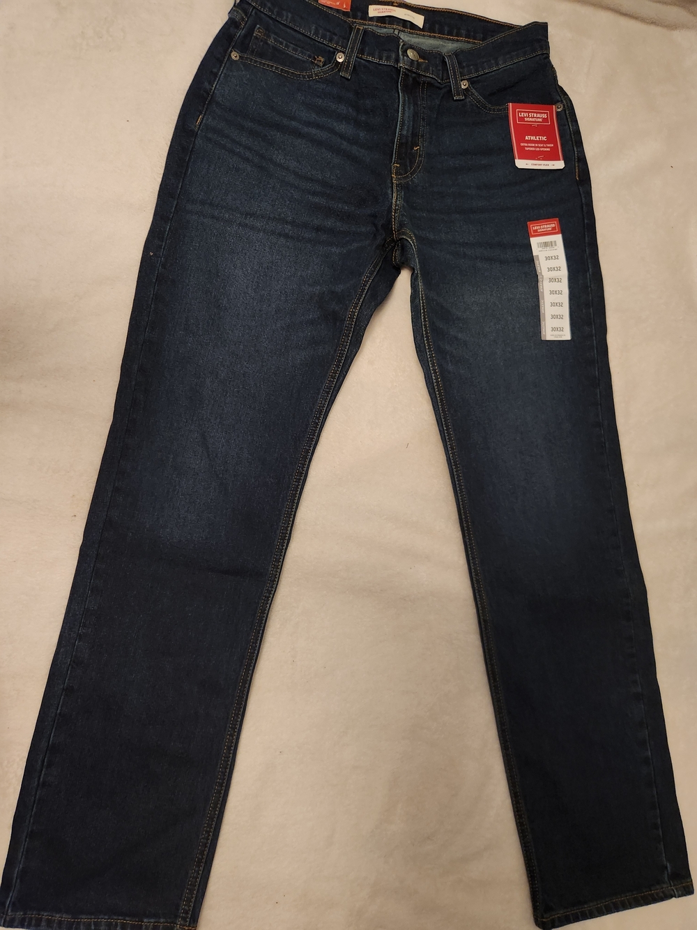 Levi's Men's Dark Blue Slim Straight Jeans